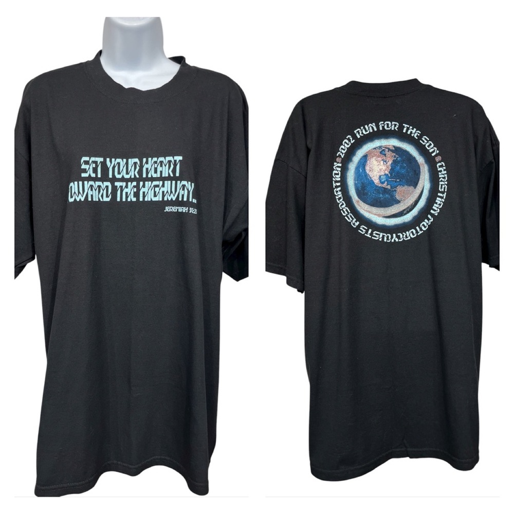 Christian Motorcyclists tee size XL